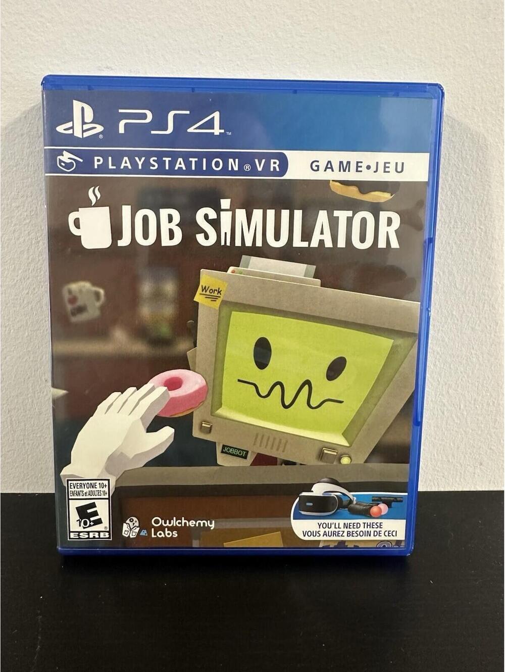 PS4 VR Job Simulator Game 2017 PlayStation 4 VR Simulation